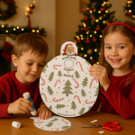 Calendario dell’Avvento fai da te di cartoncino